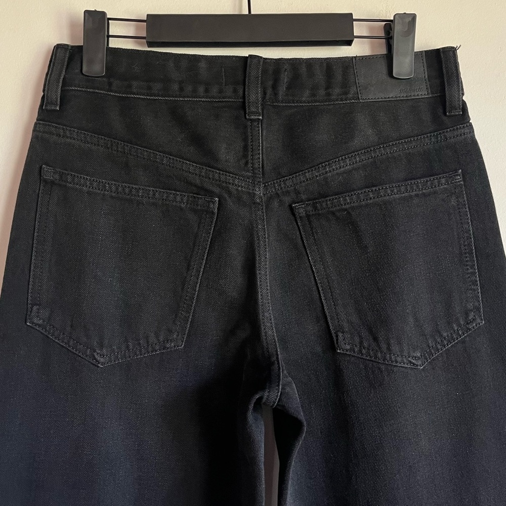 Madewell Black low-slung baggy jeans, size 26/27 - Picture 9 of 15